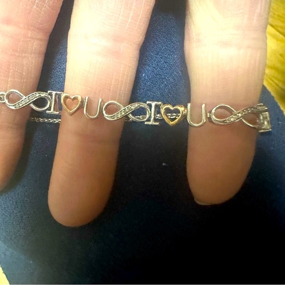 Zales 1/20 CT. T.W. Diamond "I Heart U" and Infinity Bolo Bracelet - Picture 9 of 11